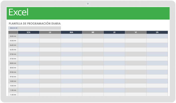 HORARIO DIARIO