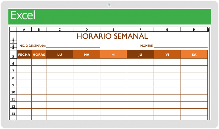 HORARIO DE TRABAJO TEMPORAL LUN-SÁB 2 EN LA PÁGINA